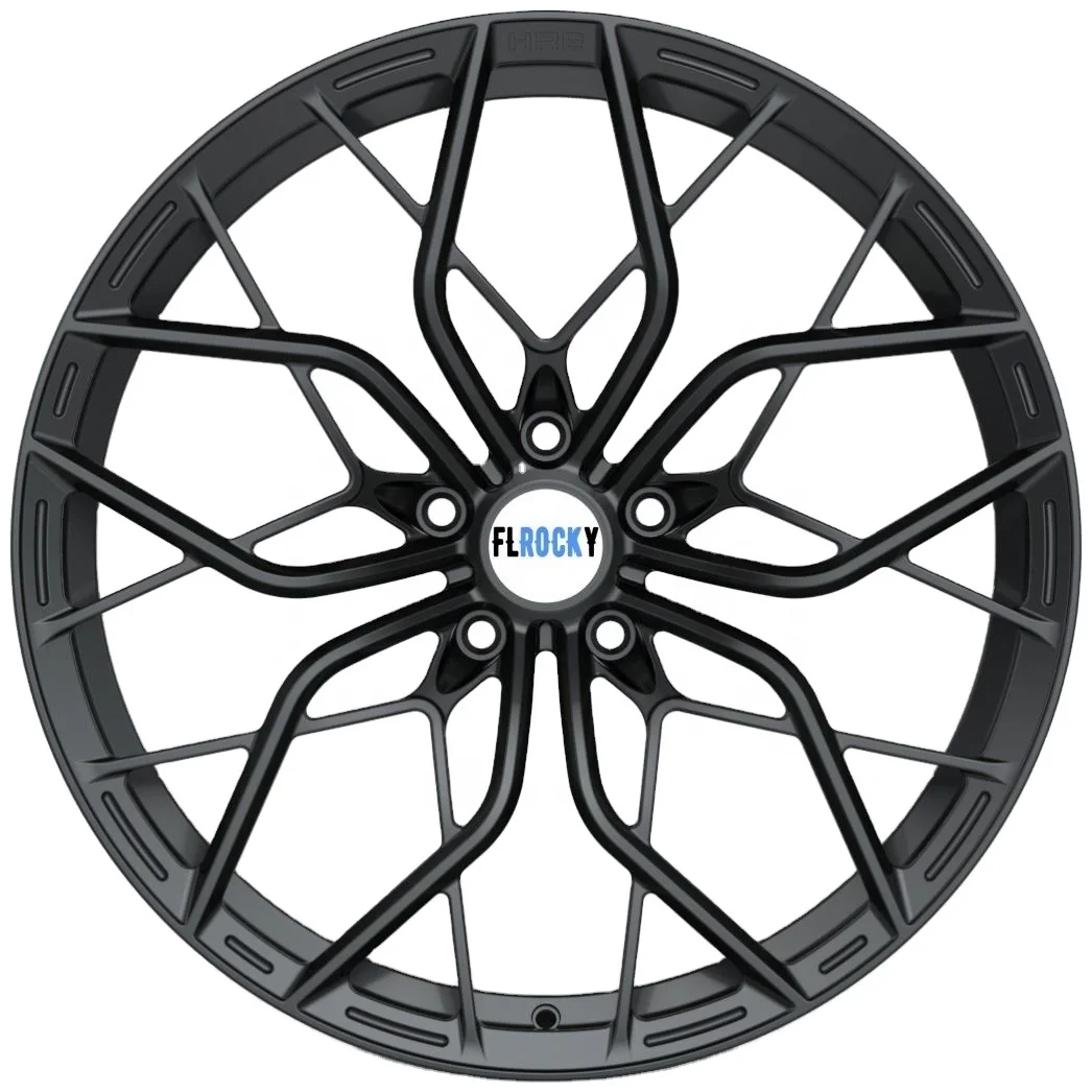 20 Inch Black Custom 1-Piece Forged Wheel 5X112 Concave For BMW E30 Compatible New Condition Made Aluminium Alloy