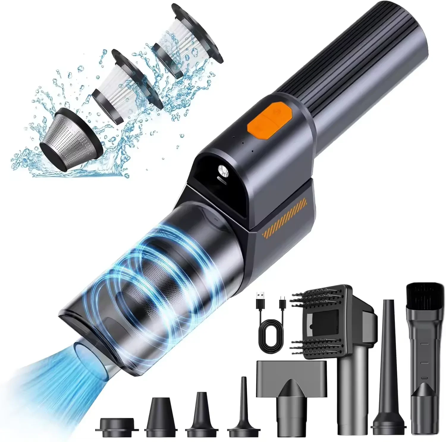 NewNexest Strong Suction 180C Folding Multifunctional Blowing Inflating Extraction Car House Use Brushless Vacuum Cleaner