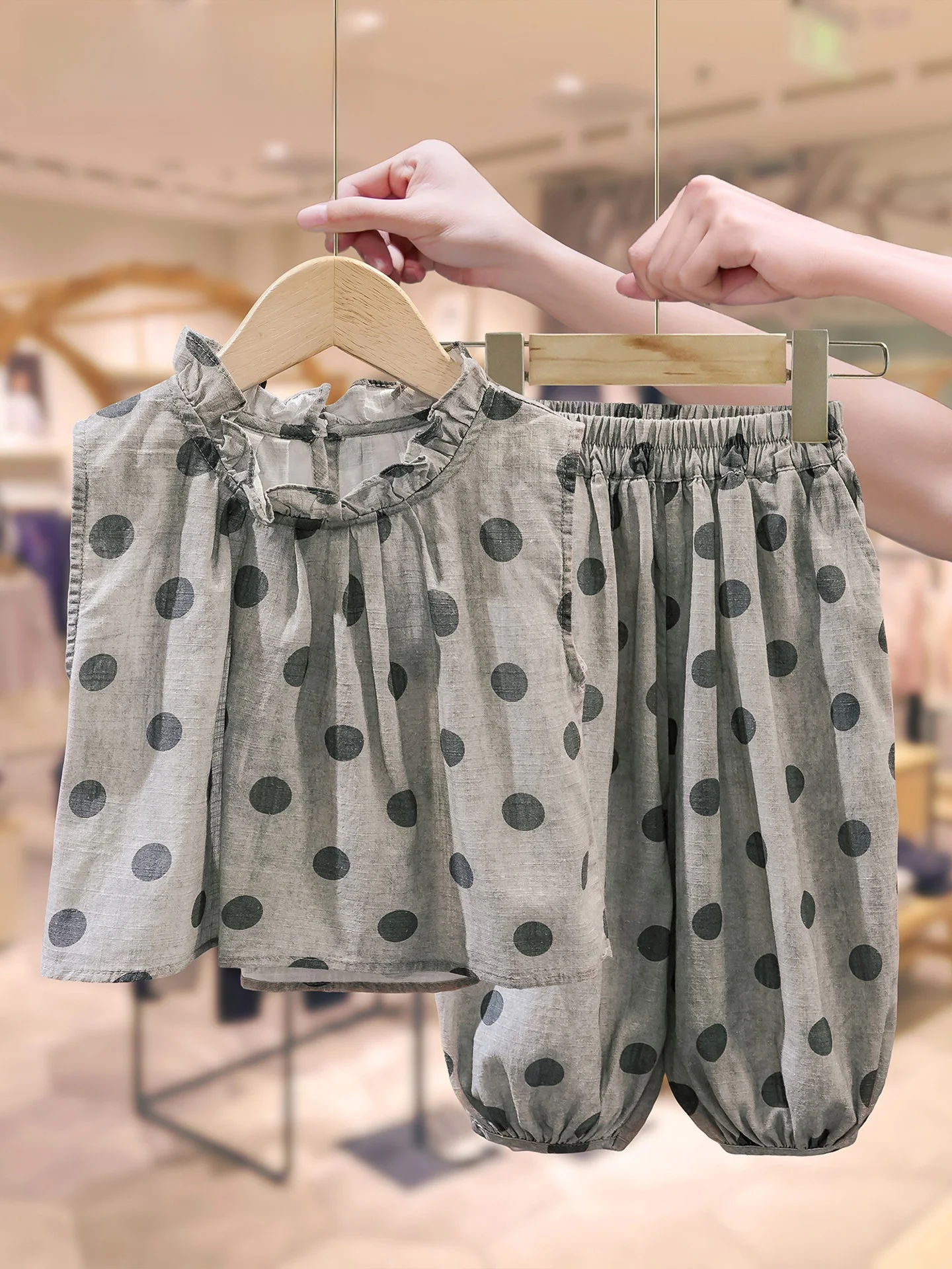 lachapelle-summer-outfit-for-girls-thin-sleeveless-two-piece-set-children's-fashionable-clothing-baby-girl-casual-style