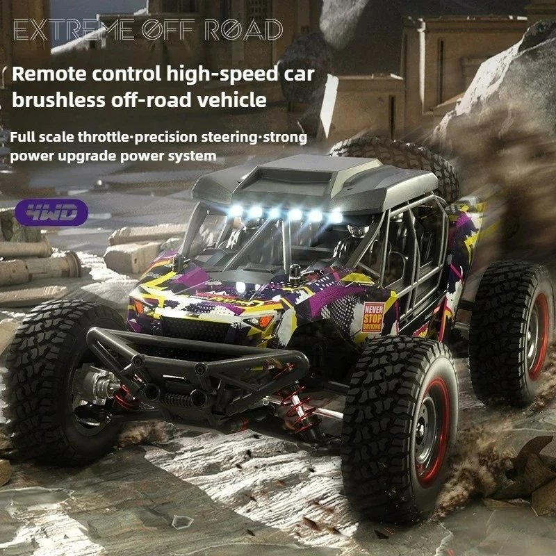 Cool Stuff Toy Car Funny Gift-Hot 75km/h High-speed 4WD Rc Truck,Remote Control Car Model, Brushless Off-road Rc Cars for Adults