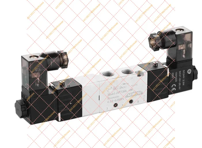 4V110-06 4V120-06 Pneumatic Solenoid Valve, 5/2 Way Directional Control Valve