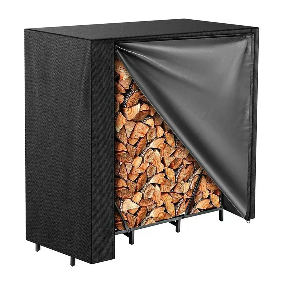 

Уличный чехол для дровниц из ткани Оксфорд 600D, ветрозащитный, с ремнями, просторный дизайн, водонепроницаемый