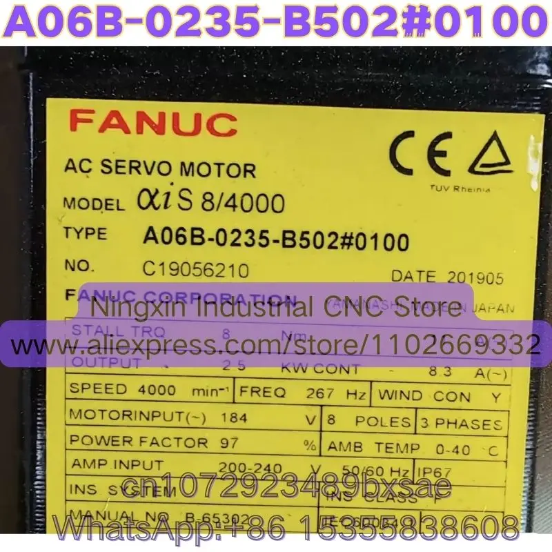 Used A06B-0235-B502#0100 Function Intact