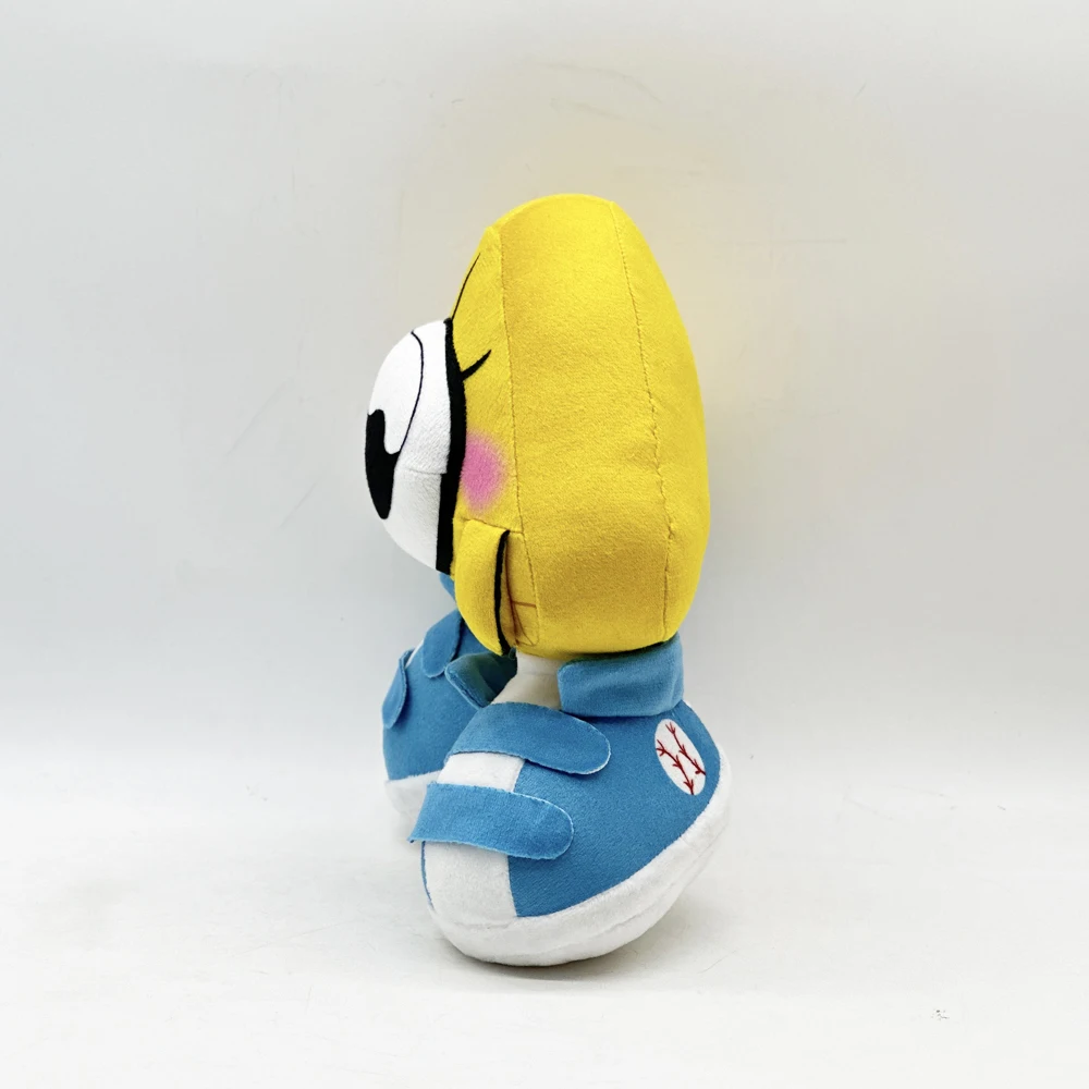 Yellow big eyes, blue shoes, plush toys, creative design, trendy home decoration, companionship and comfort