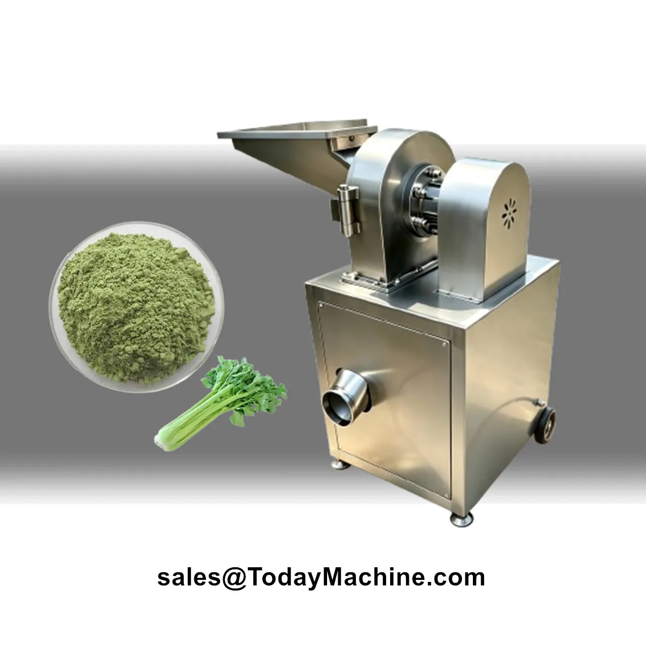 Commercial Hammer Mill Grain Sugar Rice Chili Spice Powder Pulverizer Grinding Machine