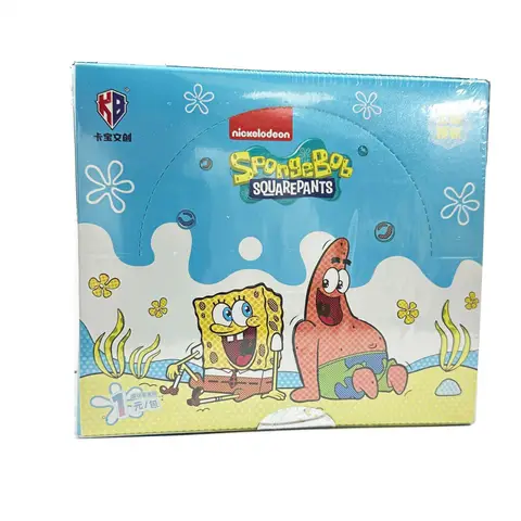 Hot Collection Hobbies Card SpongeBob SquarePants Classic Anime Characters Patrick Star Tentacles Original Box Children's Gift