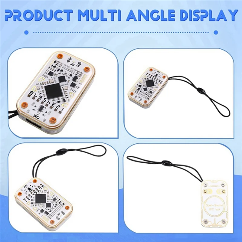 B24B Chameleon Ultra V2.0 RFID Smart Chip Reader Emulator +9CUID Keychain 125Khz 13.56Mhz Card Decode NFC Duplicator