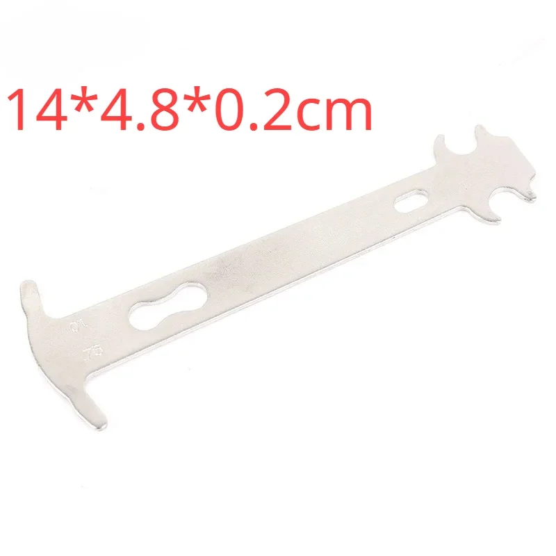 1pcs Mountain Bike Highway Folding Bicycle Chain Wear Replacement Detection Clamp Rail Tool Bicycle Chain Testing Caliper