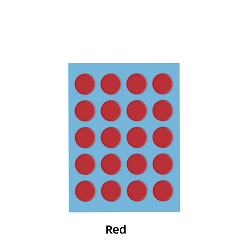 زلاجات ماوس مستديرة PTFE مع أقدام لاصقة صغيرة قابلة للانزلاق لمعظم الألعاب/الفئران المكتبية، انزلاق سلس مضمون