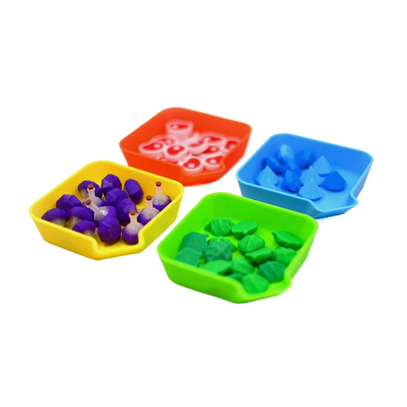 1pcs Plastic Universal Game Piece Holder And Token Trays For Board Games Role Play Range Game Accessory Storage Organizer
