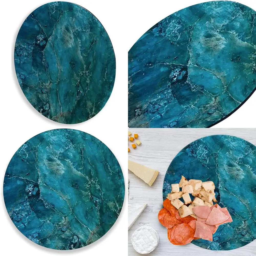 

Handcrafted Mexican Wooden Cheese Board with Resin Coating - Perfect for Charcuterie Platters and Parties, Model: Imperial Jade