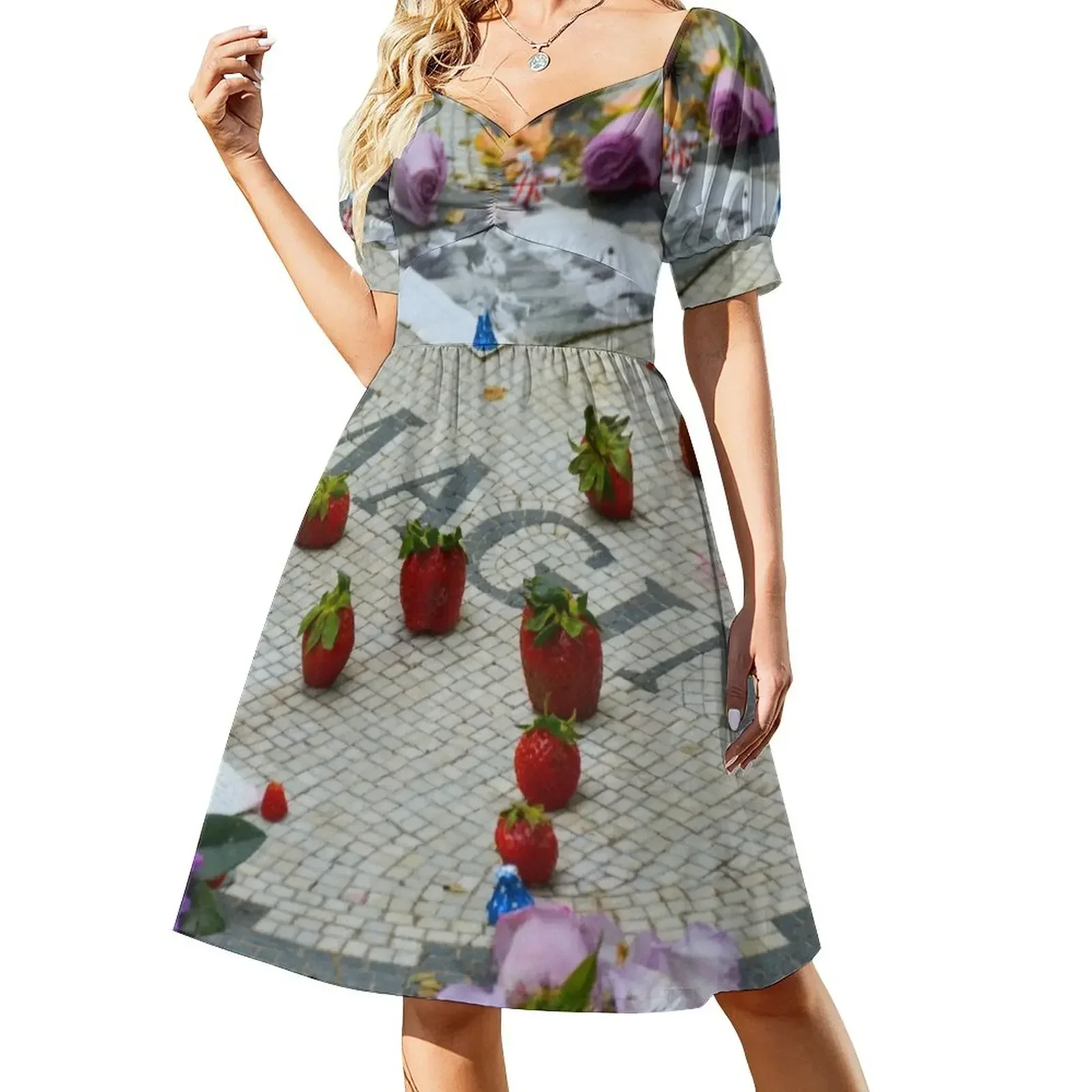 

Strawberry Fields Sleeveless Dress dresses for official occasions Women's clothing Dress