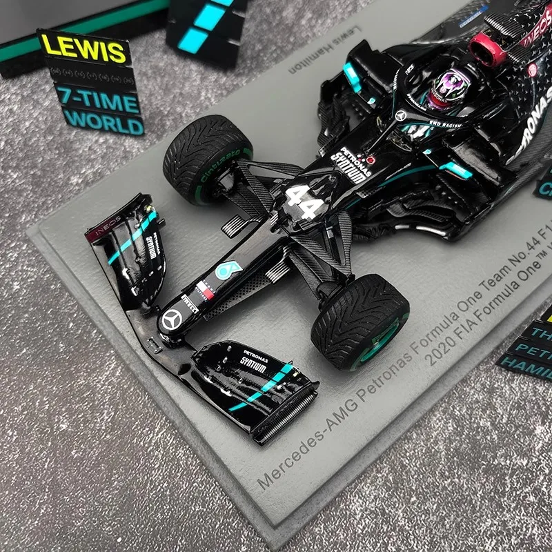 1/43 F1 شرارة مرسيدس هاميلتون 2020 W11 الجائزة الكبرى التركية 7th Championship Edition نموذج سيارات سطح المكتب نموذج ثابت هدايا الصبي