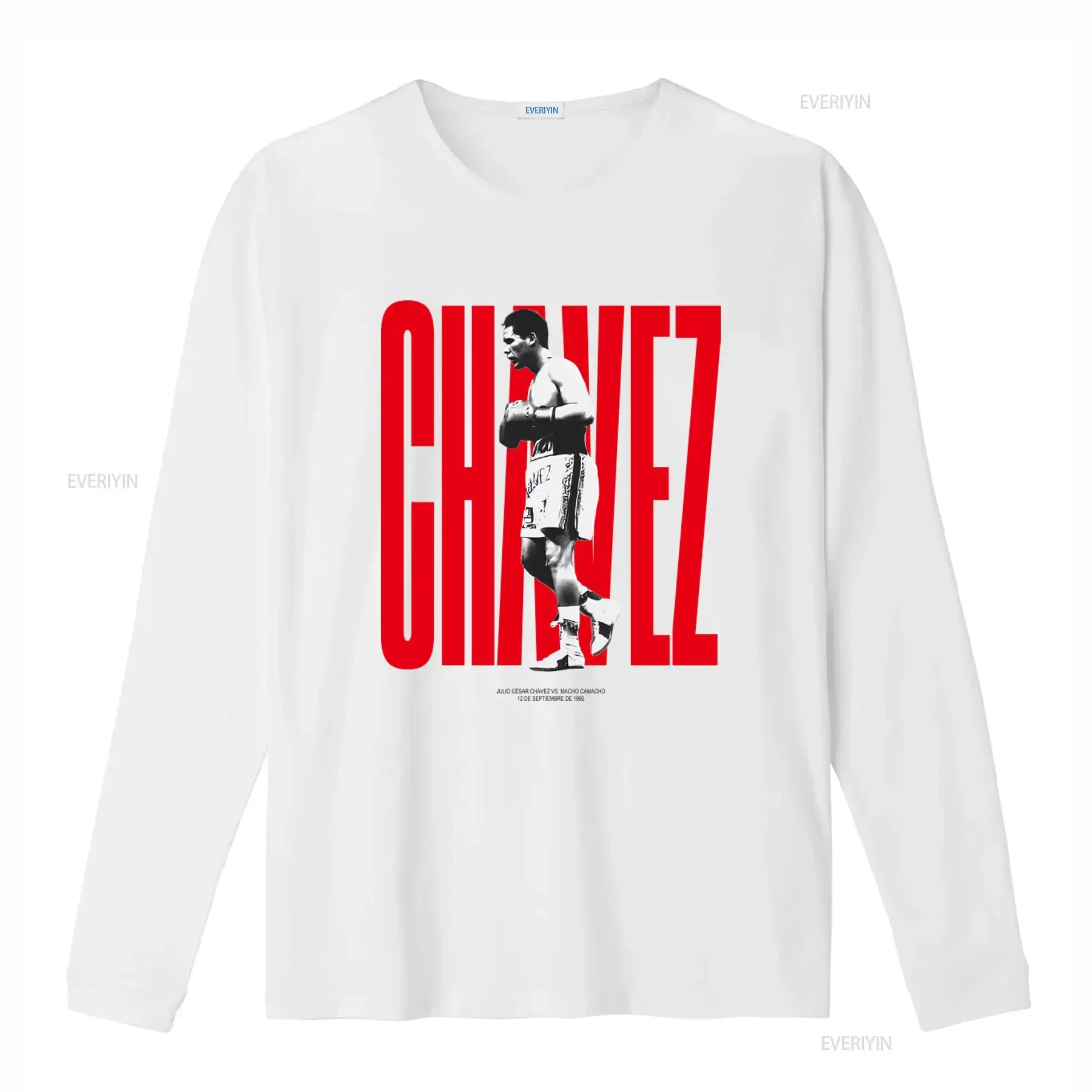 Julio Cesar Chavez Vintage Boxing Legends T Shirt 1992 Fight Vs Camacho Apparel vintage Washed streetwear Soft designer clothes