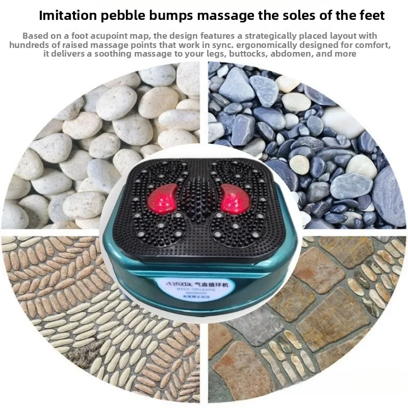 New 28 Magnets Qi and Blood Circulation Machine High Frequency Double Helix Vibration Foot Health Massager