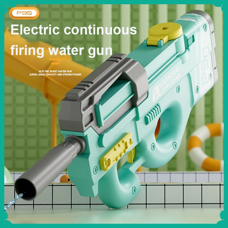 High-Speed Electric Water Gun - Continuous Firing Water Toy for Summer Outdoor Pool Beach Play Game Ideal for Kids And Adults