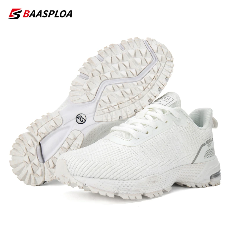 Baasploa Women Running Shoes New Mesh Breathable Sport Shoes Non-Slip Outdoor Lightweight Training Tenis for Women Free Shipping