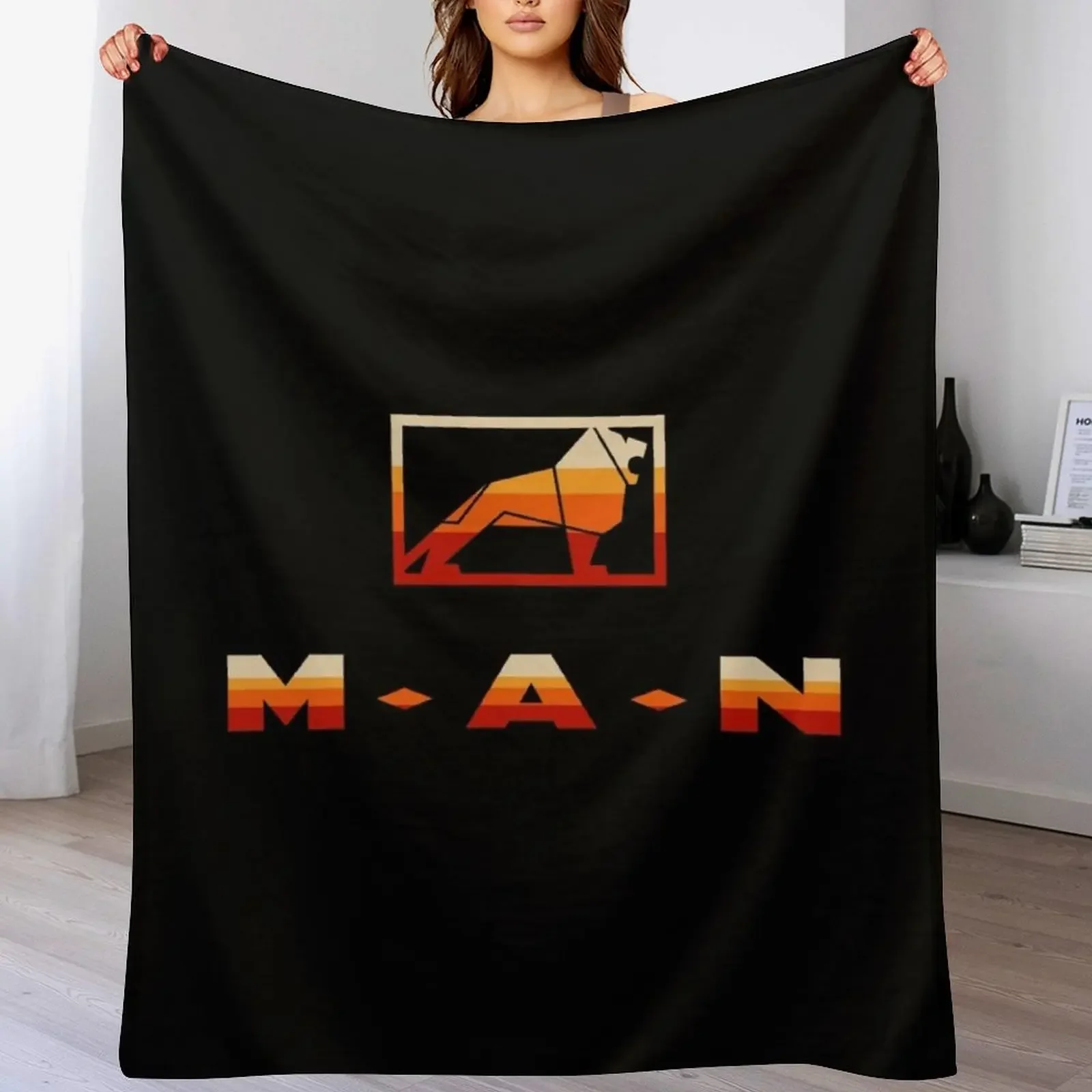 

Man Classic Truckby petrothings Throw Blanket Warm Accent Blanket for Living Room Decoration