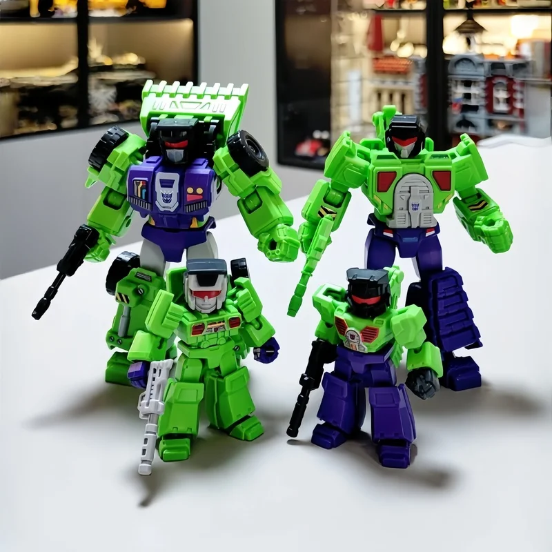 オリジナル在庫あり ブロキーズ 変形ロボット デバステーター コンビネーション スターエディション 第3弾 ビルディングブロック フィギュア ブラインドボックス おもちゃ