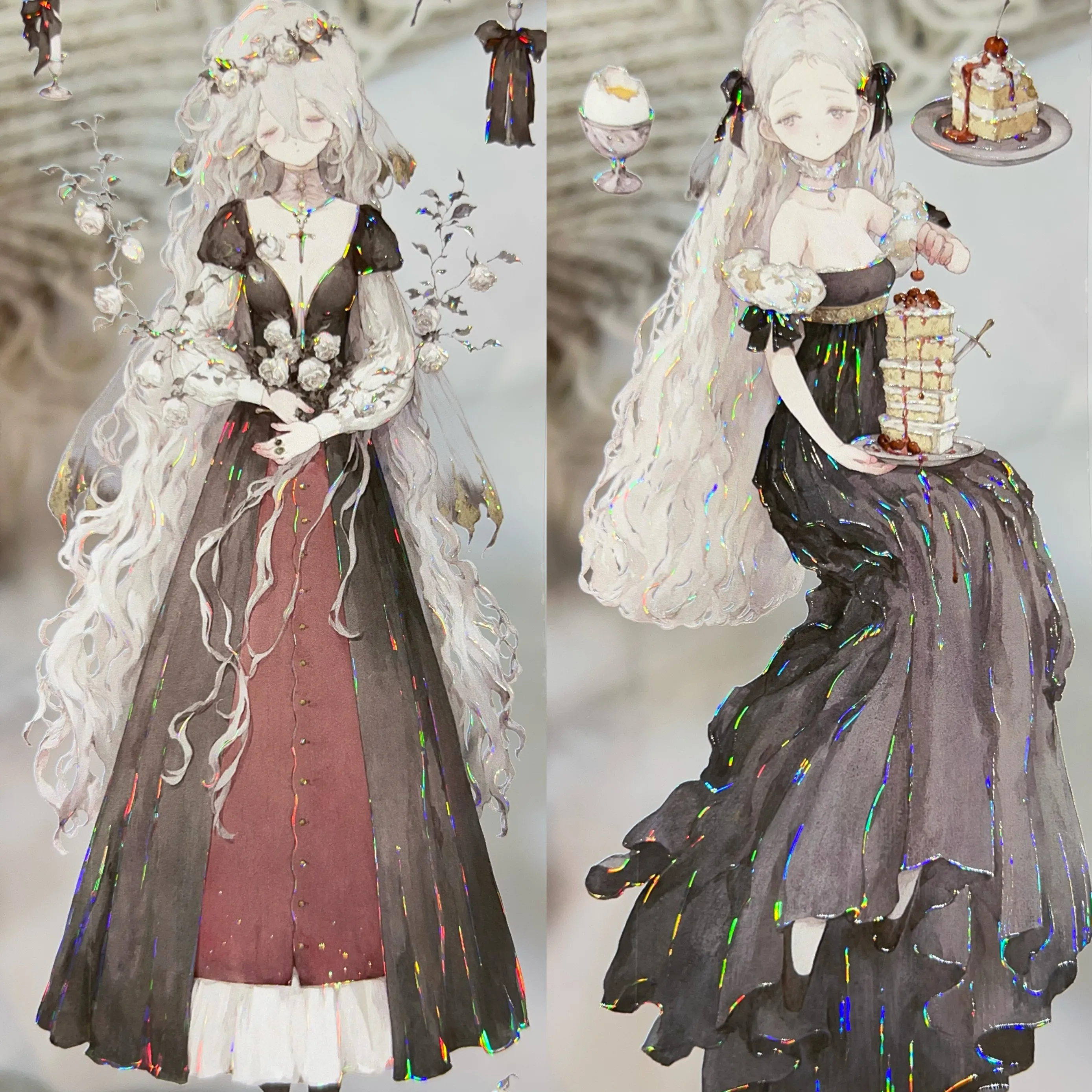 7.8 New Witch Girl Washi Pet Tape 1 Loop Studio VI/Blade of Redemption/Glow Night Spell/Window Shadow Four Seasons