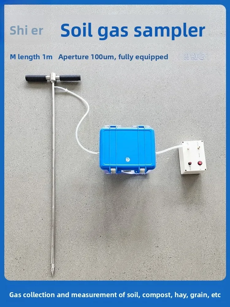 Soil gas sampler sampling probe probe soil gas collection compost haystack oxygen content determination