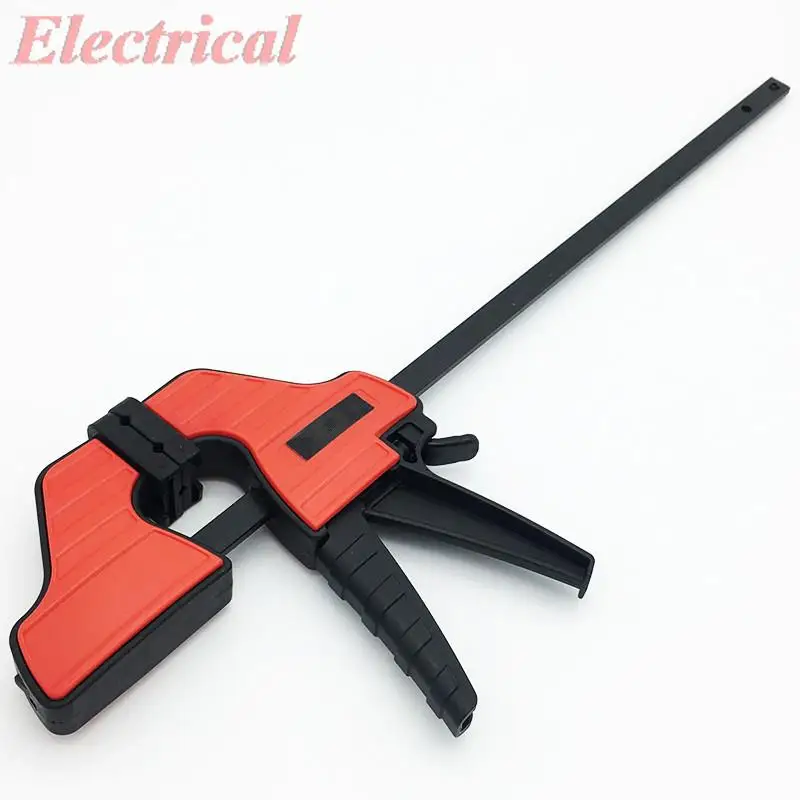 1pc 4/6/12 inch Quick-Grip Bar Clamp One-Handed Clamp Spreader Light-Duty Quick-Change F Clamp Woodworking Reverse Clamping