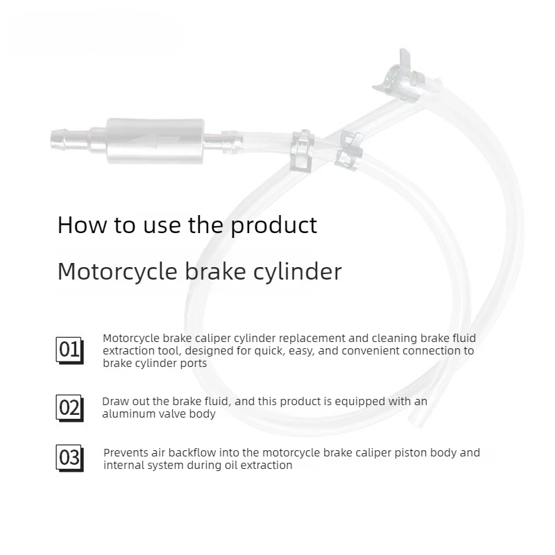 Universal Brake Bleeder Release Device Hose Leak-Proof Exhaust Tube Pumping Oil Kit with One-Way Check Valve for Car &Motorcycle view 5