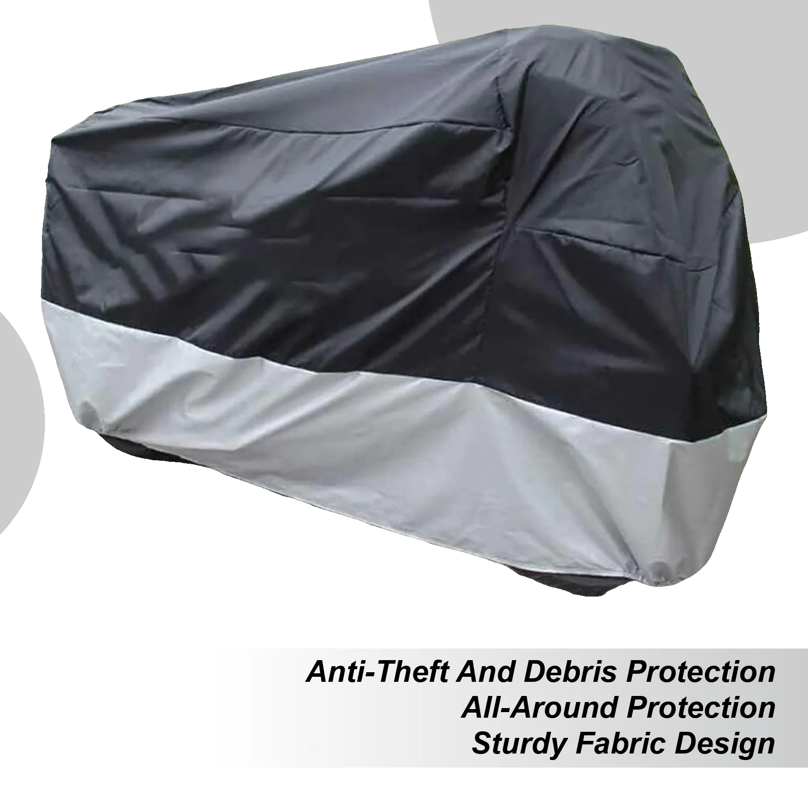 

Motorbike Cover Waterproof Bike Cover Outdoor Storage All Season Storage Windproof Protector With Lock-Holes For Rainy Weather