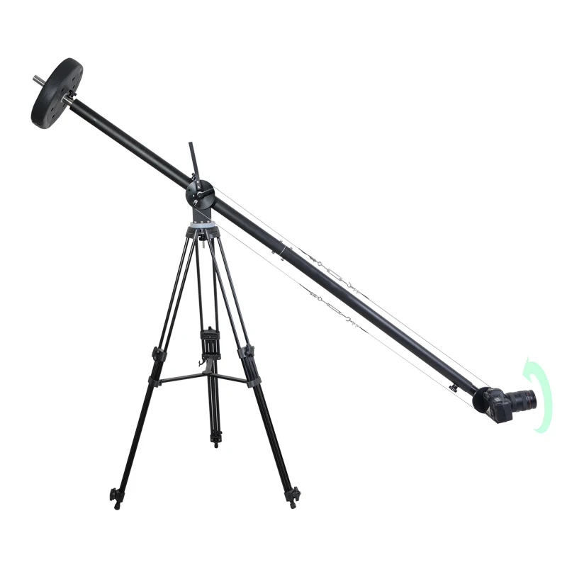 

handrail photographic equipment camera photo stainless steel dolly track mobile camera jib crane for sale with tripod dolly