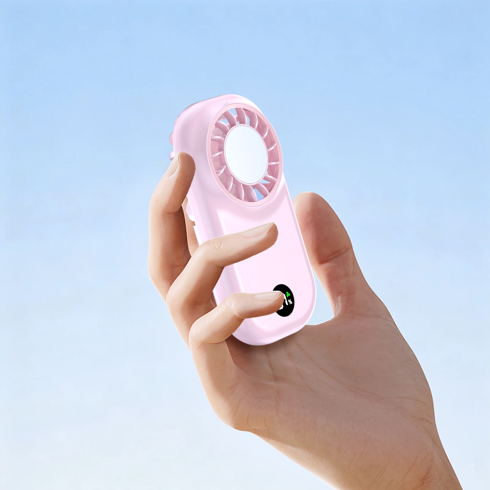 Mini Portable Handheld Fan Usb Rechargeable Personal Desk Fan_voghion.com