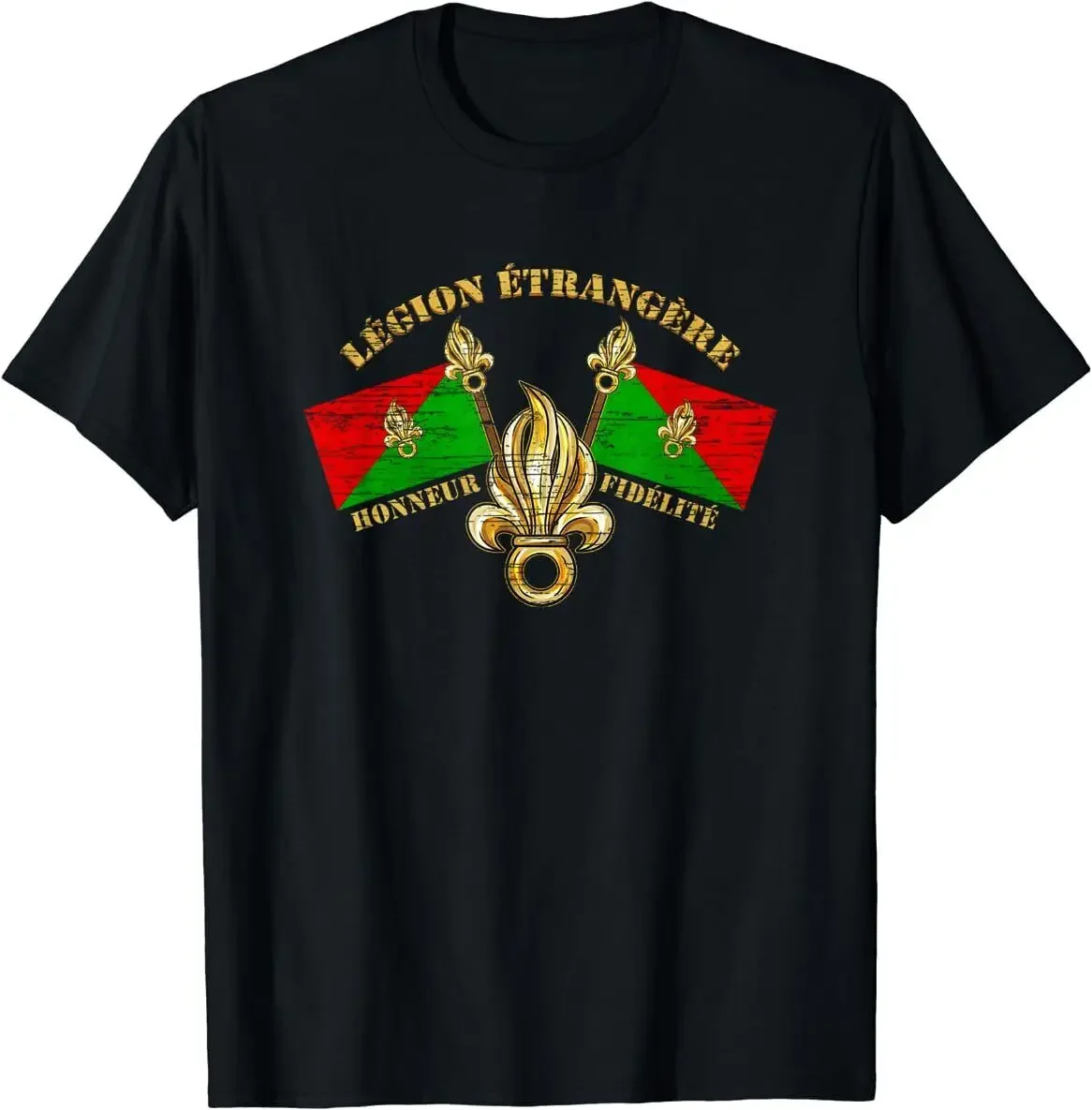 

Legion Etrangere Honneur Fidelite French Foreign Legion T-Shirt Size S-5XL