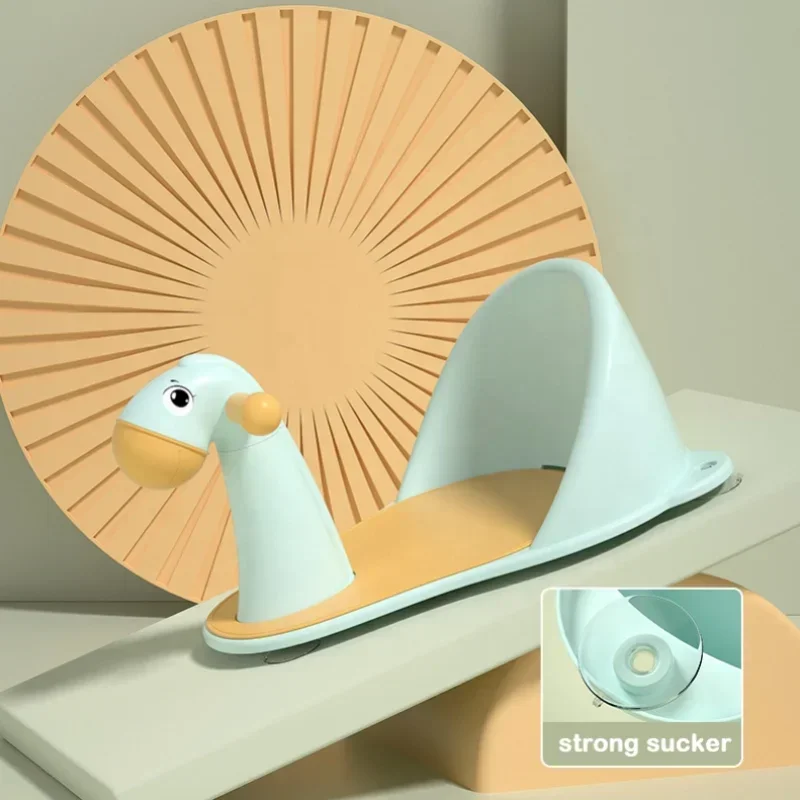 مقعد حمام الطفل مقعد حوض استحمام للرضع كرسي للاستحمام للأطفال حديثي الولادة مقعد استحمام لطيف غير قابل للانزلاق حصيرة ناعمة للأطفال من عمر 6 أشهر فما فوق #4