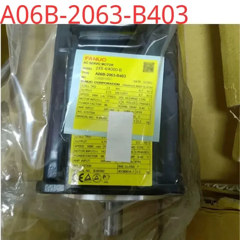 A06B-2063-B403 Second-hand tested ok    servo motorin good Condition