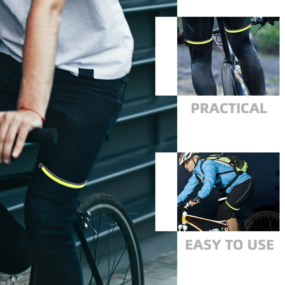 

4 Pcs Trouser Press Reflective Clip Man Accessories Resin Night Riding Bike Clips
