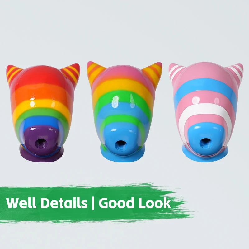 Furrjoi Limited Time Supply Silicone Furry Rainbow IDo Drone Mask for Cosplay Costumes Pride June Month Dog Play Pet