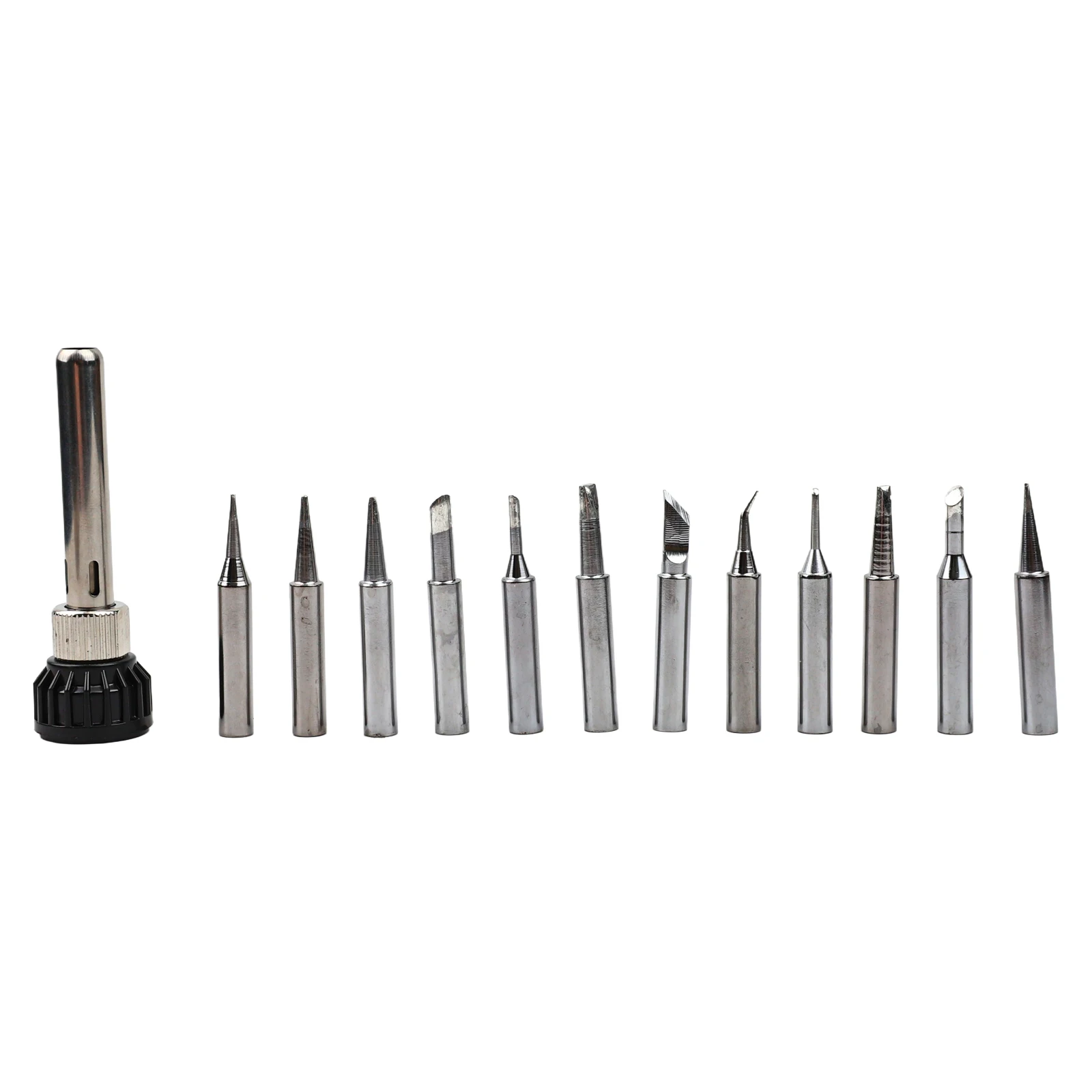 

13pcs Soldering Iron Tips Compatible with For 907 933 926 937 928 94 Stations 900MT Series for Optimal Heat Transfer During Use