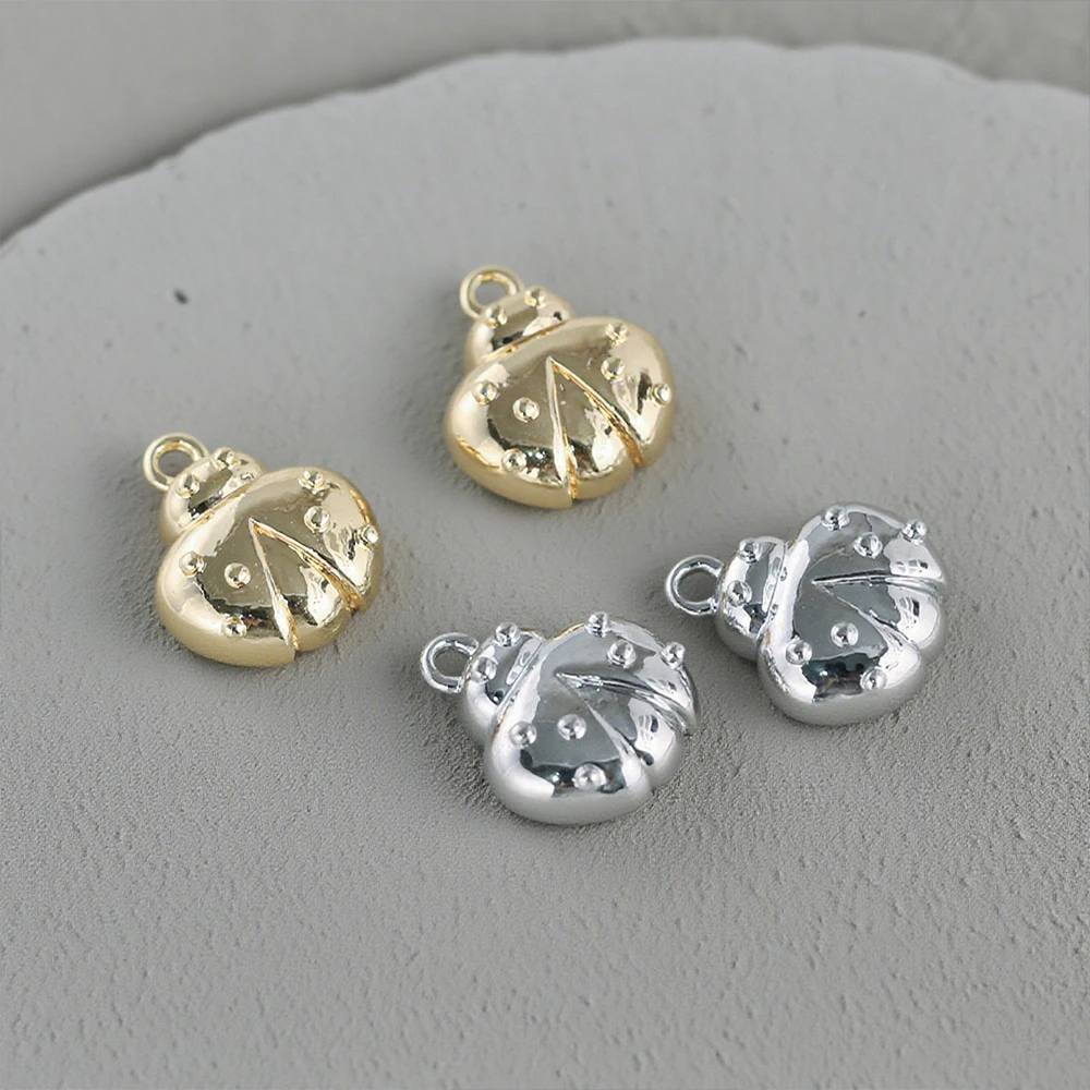 

Cordial Design 11*12MM 40Pcs Jewelry Findings & Components/Insect Shape/Hand Made/Genuine Gold Plating/DIY Pendant #194966