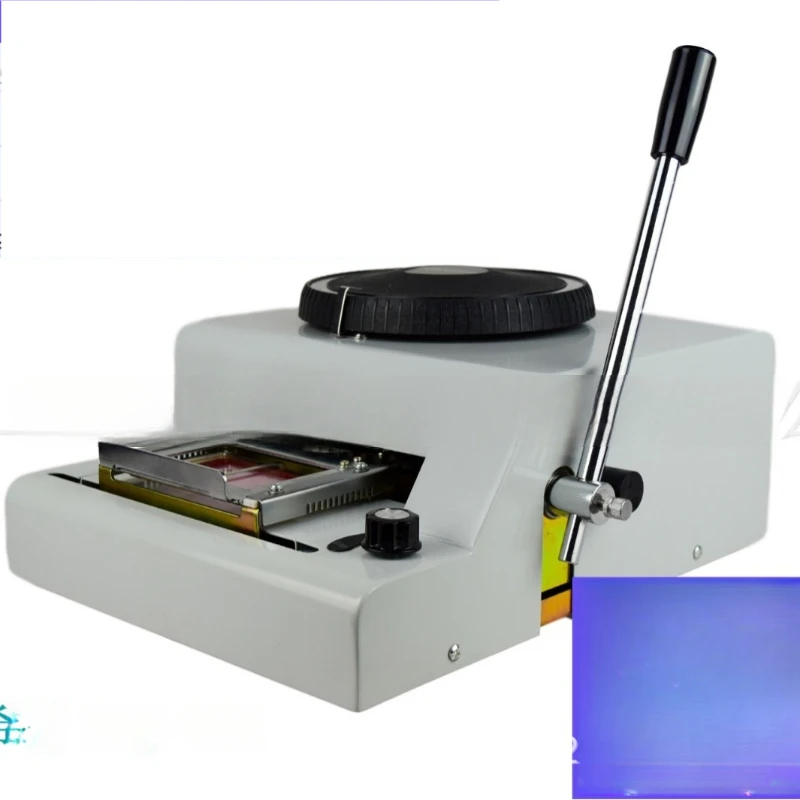 PVC Manual Surface Embossing VIP Membership Card Typewriter Multifunction Convex Code Printer Coding