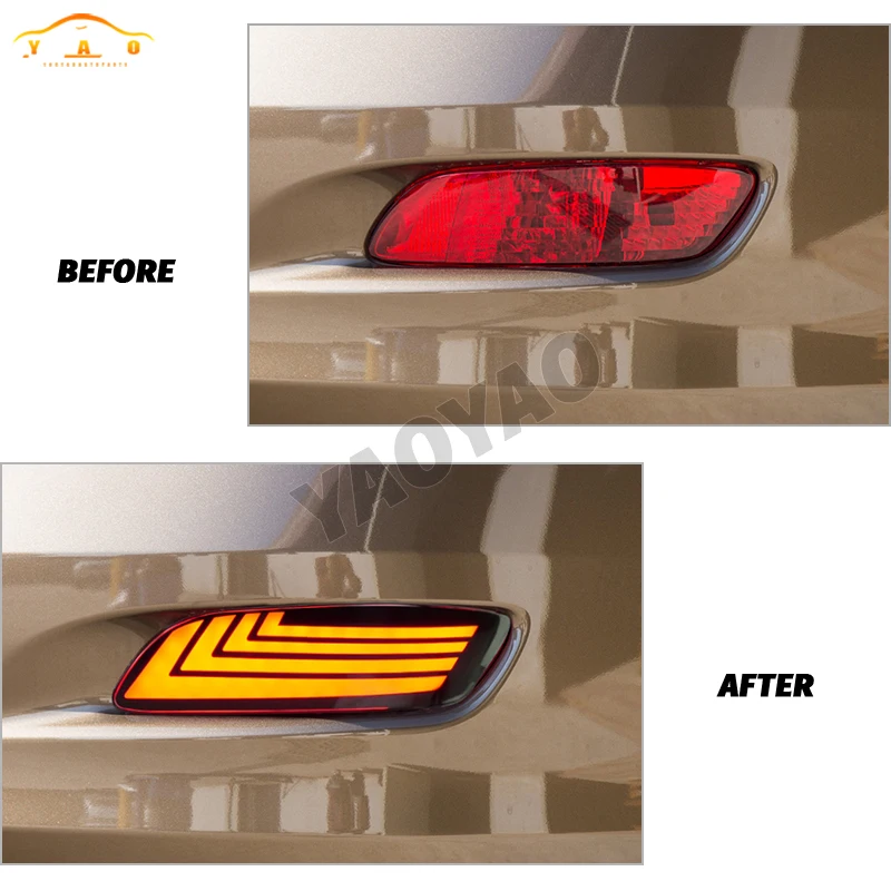 For Lexus RX Toyota Harrier 2003-2008 For Toyota Venza 2013-2015 Brake Light Turn Signal Backup Reflector Lamp Taillight Fog