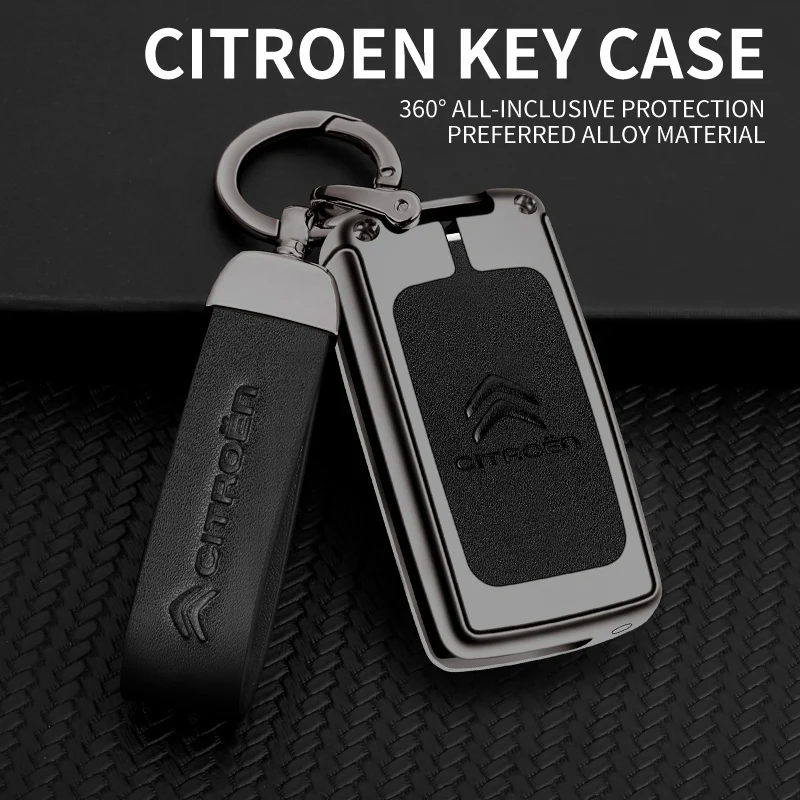 2 3 Buttons Car Flip Key Case Cover Shell Metal For Citroen C2 C3 C4 C5 C6 C8 Xsara Picasso Berlingo Key Protector Accessories