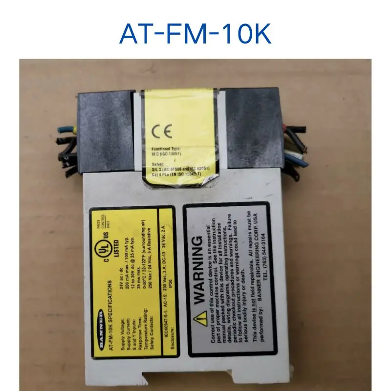 Used Safety relay AT-FM-10K tested OK, function intact