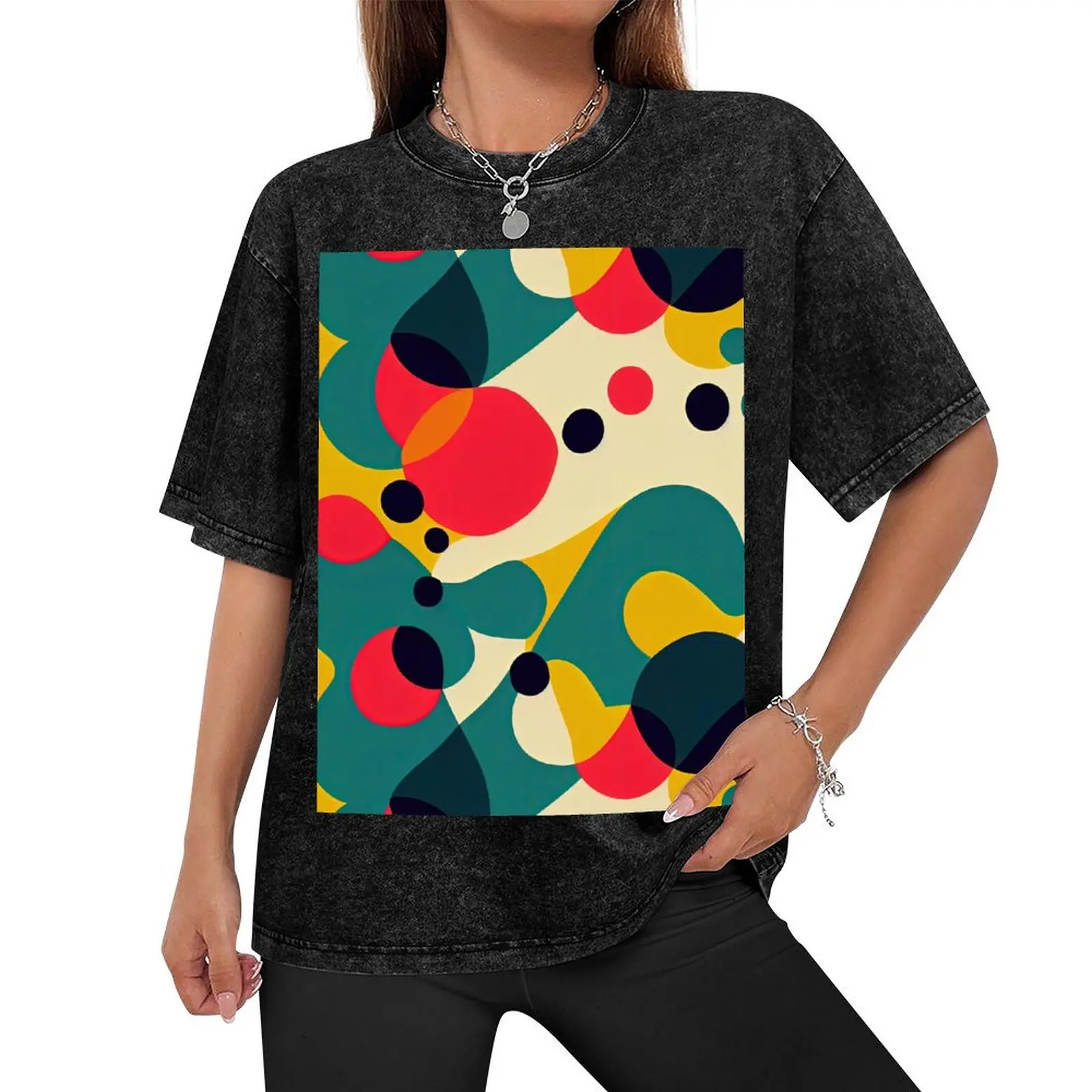 Sophisticated Mid Century Modern Patern T-Shirt plus size clothes cute clothes cotton t shirt men