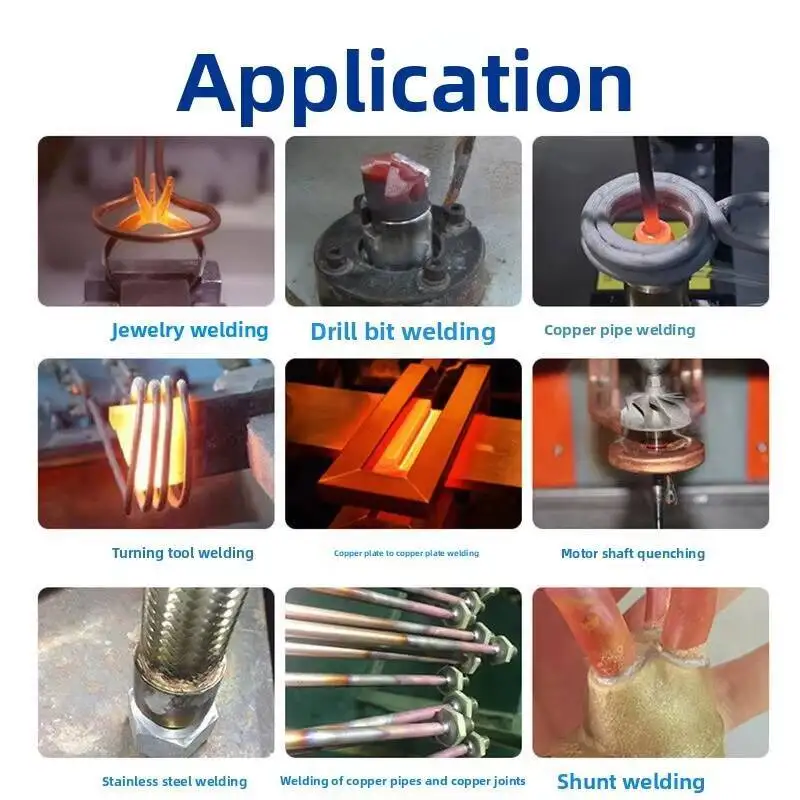 

High Frequency Brazing Machine Handheld Induction Heating Copper Aluminum Tube Stainless Steel Welding