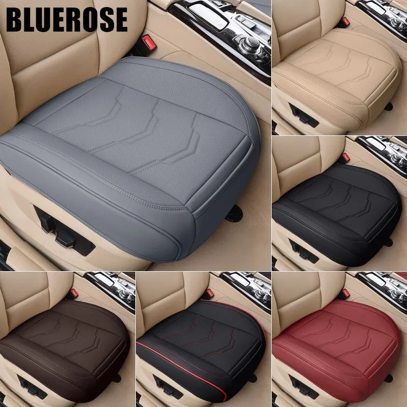 

Breathable PU Leather Car Seat Cushion All-Season Universal Non-Slip Stain-Resistant Single-Piece Seat Pad Driver's Seat Cushion