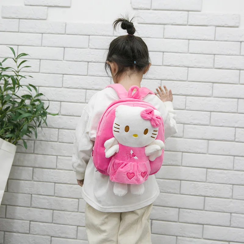 

Sanrio baby cute school bag boy girl kids baby cute cartoon schoolbag hello kitty kindergarten children backpackhandbag
