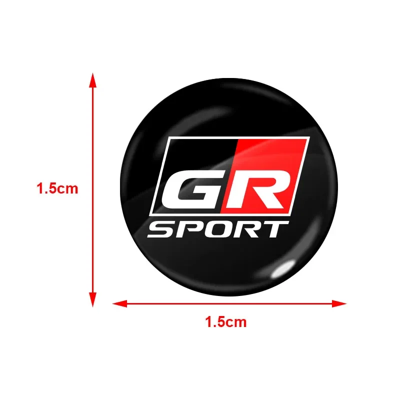 جديد قفل السيارة ثقب المفتاح ملصقات قفل الباب حماية شعار السيارة التصميم لتويوتا GR الرياضة غازو سباق يارس 86 كورولا هايلكس C-HR