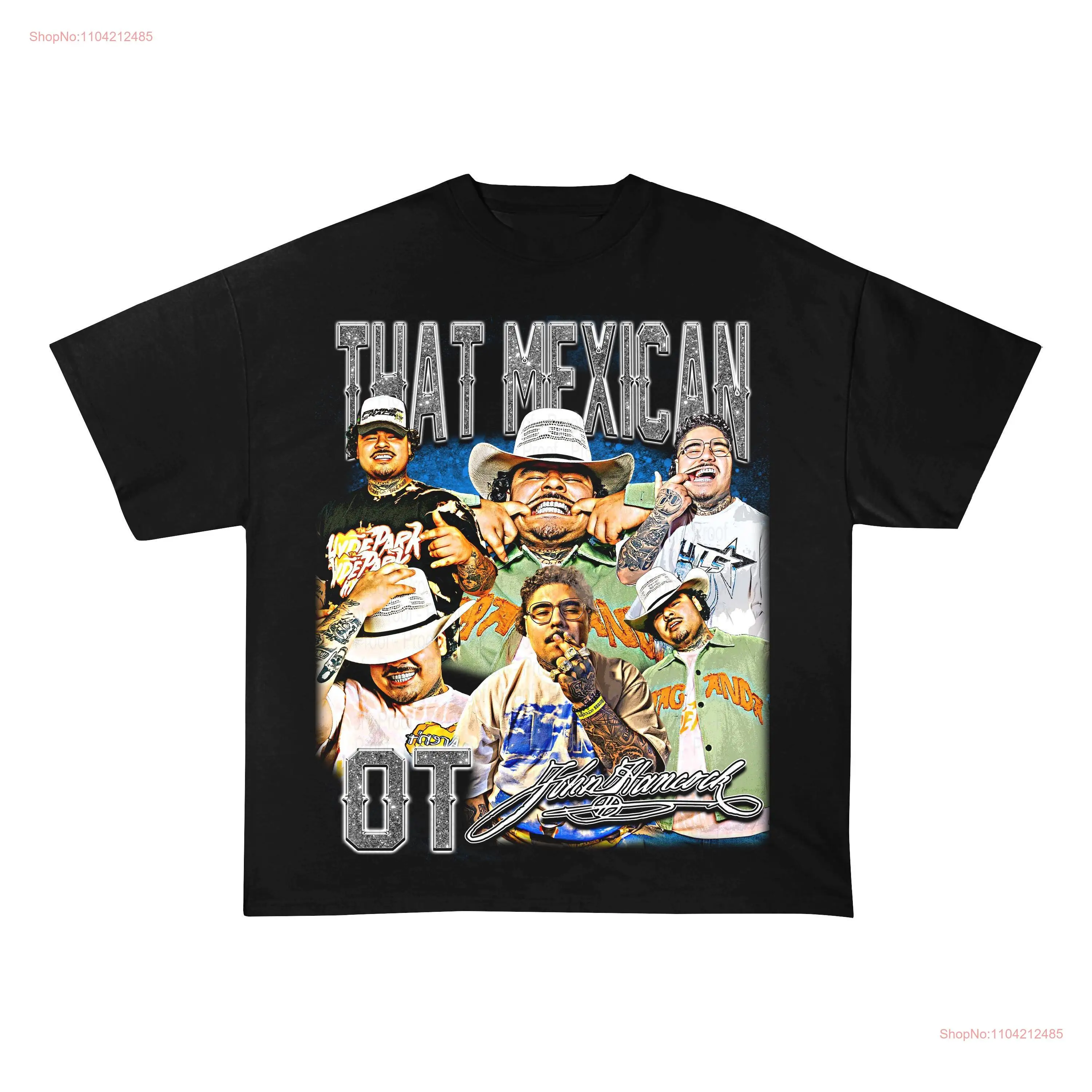 Mexican OT T Shirt That Rapper Houston 90s Vintage Style Lonestar Luchador long or short sleeves