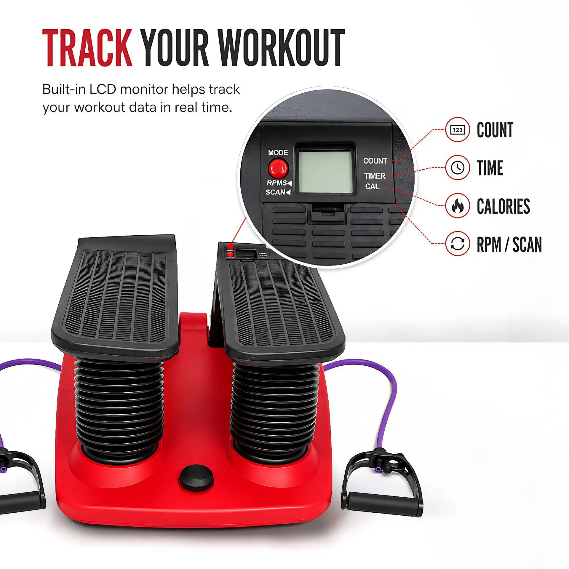 Air Stepper Indoor Small Fitness Equipment Skinny Leg Stair Machine Stepping Sports Equipment