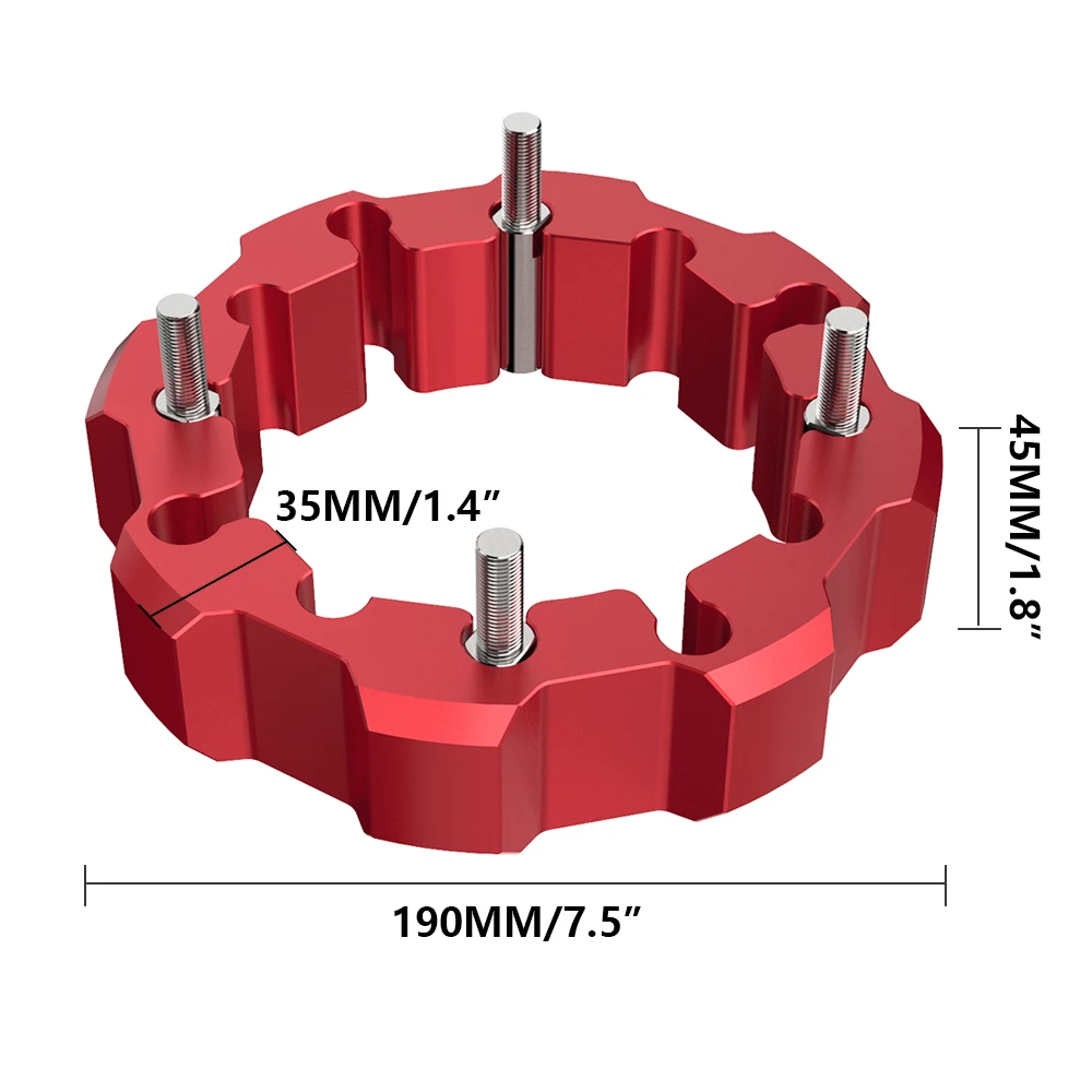 

NICECNC Front Wheel Spacer 45mm Width For Polaris Sportsman 500 600 700 800 2004-2006 Trail Blazer 250 1986-2011 ATV Accessories