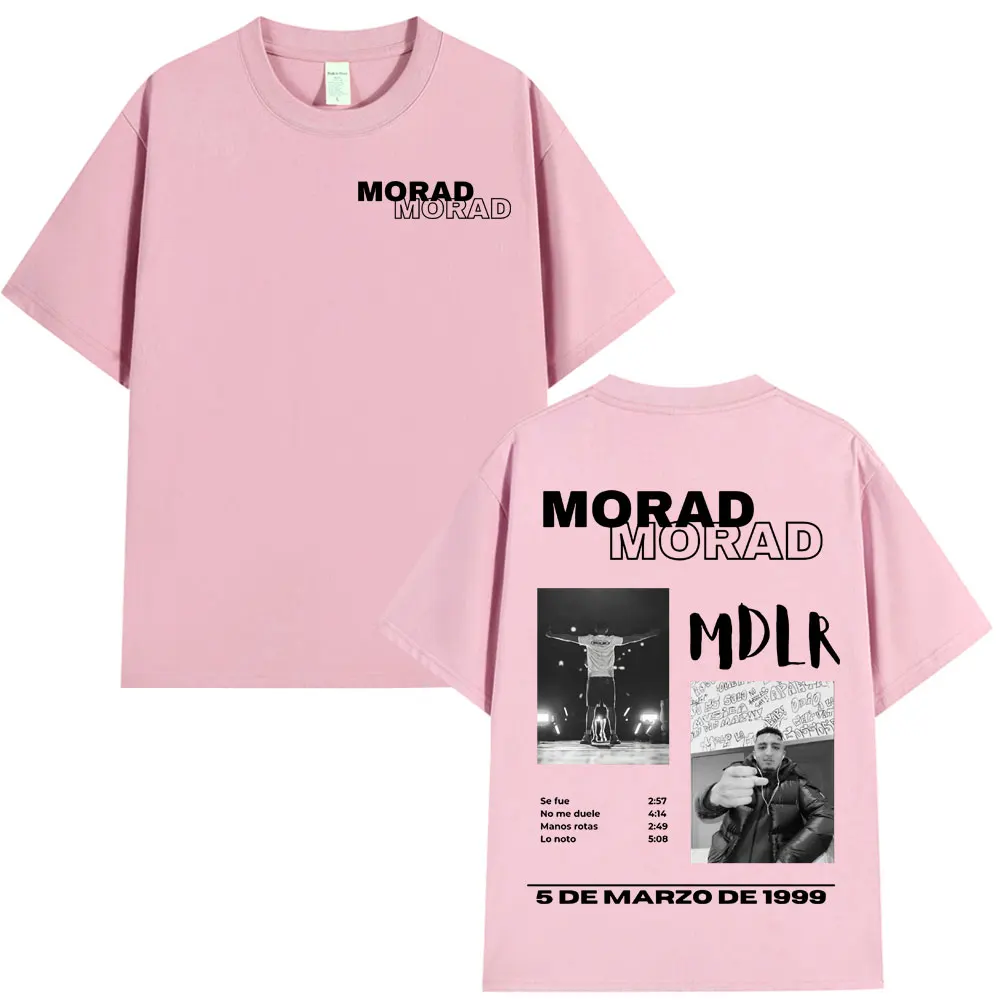 Rapper Morad MDLR Tour Album T Shirt Men's Women High Quality Cotton Tee Shirt Fashion Hip Hop Short Sleeve T-shirts Streetwear image 5